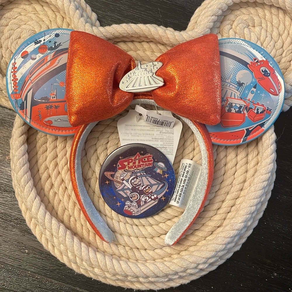 Disney Parks Disneyland Tomorrowland Minnie Ear Headband